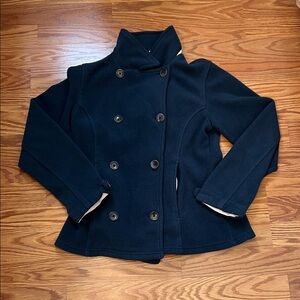 Girls Navy Peacoat